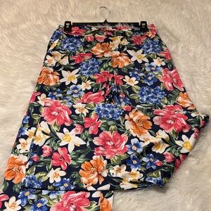 Sunny Leigh Floral Wide Leg Pants - Multicolor